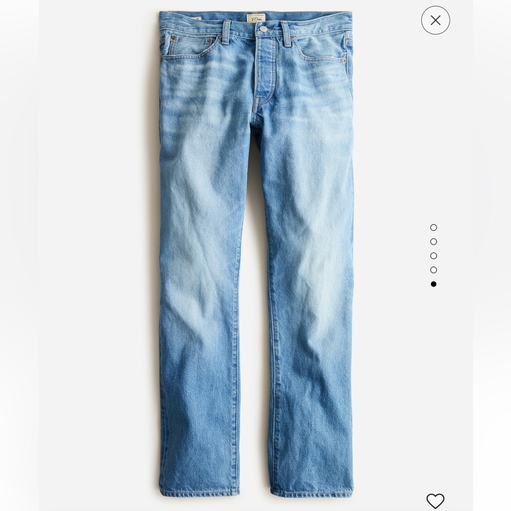 NWT - J.Crew 770 Straight Fit Stretch Jean in three year wash 30/30
